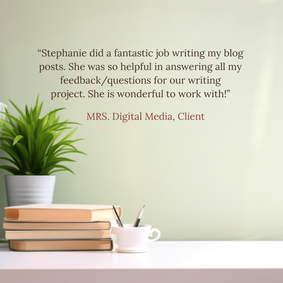 Testimonial from a digital marketing client.